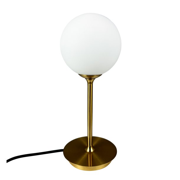 SIA dome table lamp with brass base