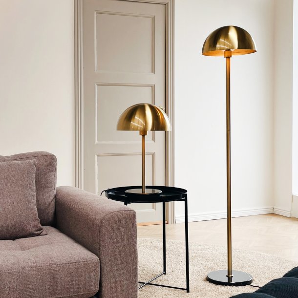 French collection: Menton floor lamp brass - marble