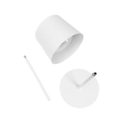 KARL LED lampe med 2 rr hvid