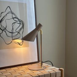 DL12 mini bordlampe beige