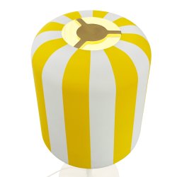 Gry bordlampe  - Gule striber 