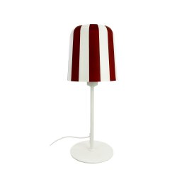 Gry bordlampe  - Dark Red striber 