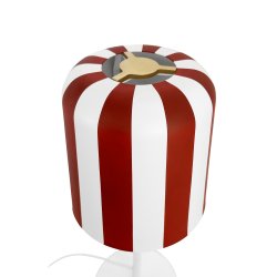 Gry bordlampe  - Dark Red striber 