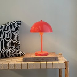 Stockholm LED bordlampe Shiny melon - Version 2.0