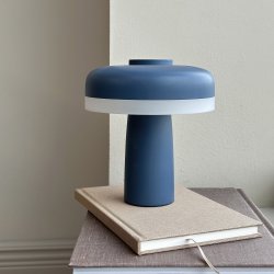 Porter Indigo blue LED table lamp