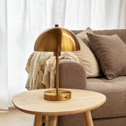 Stockholm LED bordlampe Antik messing - Version 2.0