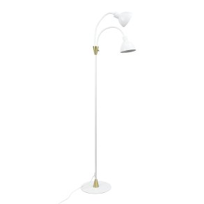 Lilje Floor lamp white / brass 