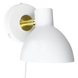 Lilje White/ brass Wall light