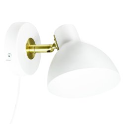 Lilje White/ brass Wall light