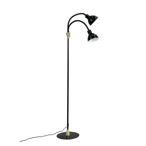 Lilje Floor lamp black / brass 