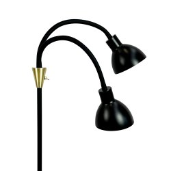 Lilje Floor lamp black / brass 