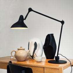 Lotus black table lamp