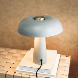 Iris grey table lamp
