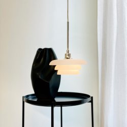 AVA Pendel D20 Opal/ Krom