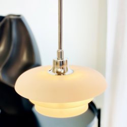 AVA Pendel D20 Opal/ Krom