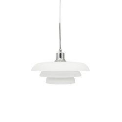 AVA Pendel D31 Opal/ Krom