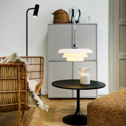 AVA Pendel D40 Opal/ Krom