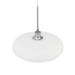 AVA Pendel D40 Opal/ Krom
