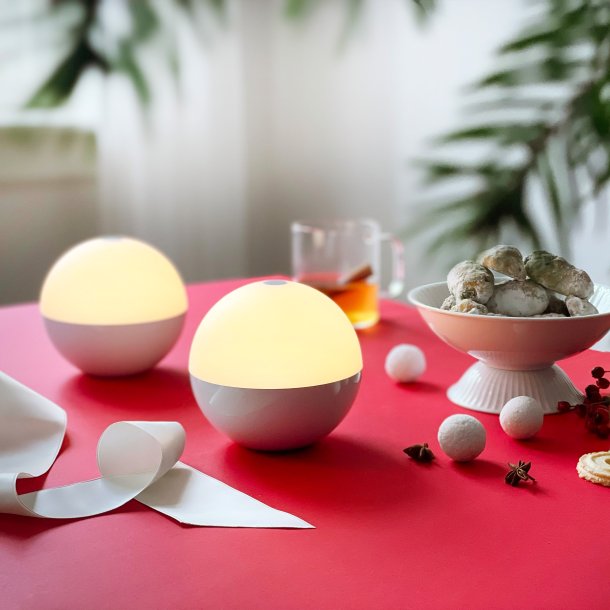 Alba light ball Shiny white 2 pcs