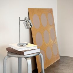 Ocean mini LED rechargeable table lamp Chrome