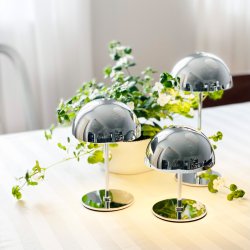 ALONG LED Minibordlampe Krom 3 stk. st