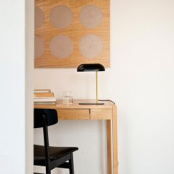 Arch Mini Tischlampe, schwarz / Messing