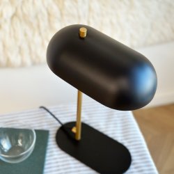 Arch Mini Tischlampe, schwarz / Messing