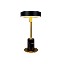 Starlight Mini LED brass and black marble, 2 pcs.
