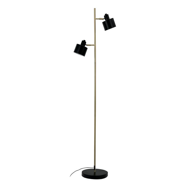 Ocean Stehleuchte Black/Messing