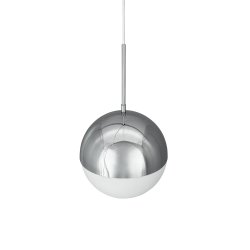 Nova D25 pendant lamp opal/chrome