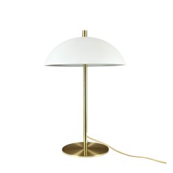 Globus Table Lamp Beige/ Brass