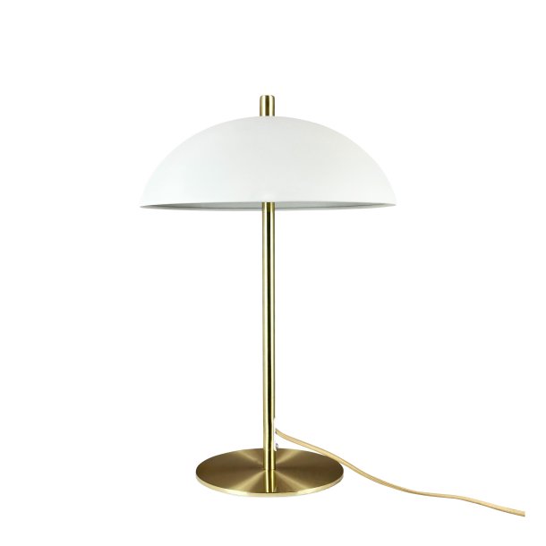 Globus Table Lamp Beige/ Brass