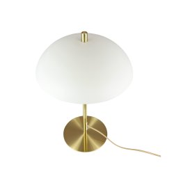 Globus Table Lamp Beige/ Brass