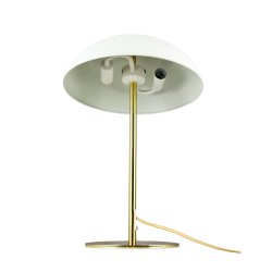 Globus Table Lamp Beige/ Brass