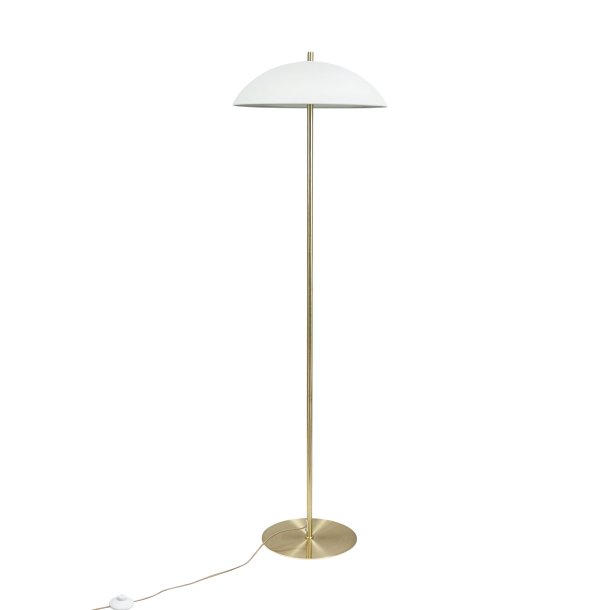 Globus Floor Lamp Beige/ Brass