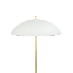 Globus Floor Lamp Beige/ Brass