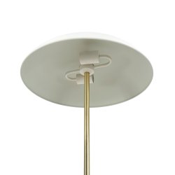 Globus Floor Lamp Beige/ Brass