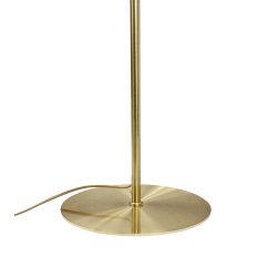 Globus Floor Lamp Beige/ Brass