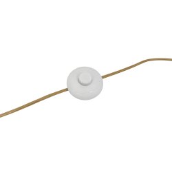 Globus Floor Lamp Beige/ Brass