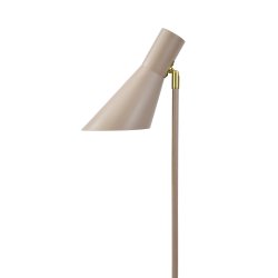 DL12 gulvlampe beige/messing