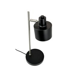 Ocean Sort/ Brstet stl Bordlampe