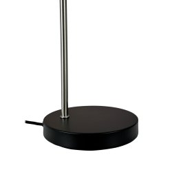 Ocean Sort/ Brstet stl Bordlampe