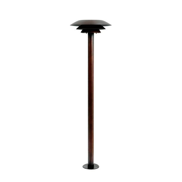 DL25 Path lamp Antique brushed copper look