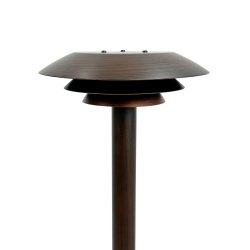 DL25 Bedlampe  Antik brstet kobber look