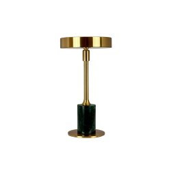Starlight Mini LED brass and green marble