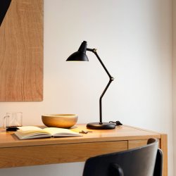 Vela bordlampe sort