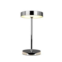 Starlight table lamp rechargeable Chrome