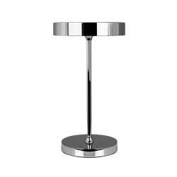 Starlight table lamp rechargeable Chrome