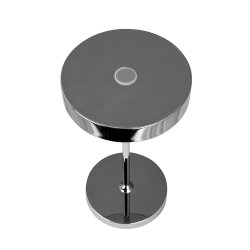 Starlight table lamp rechargeable Chrome