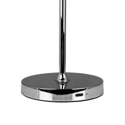 Starlight table lamp rechargeable Chrome